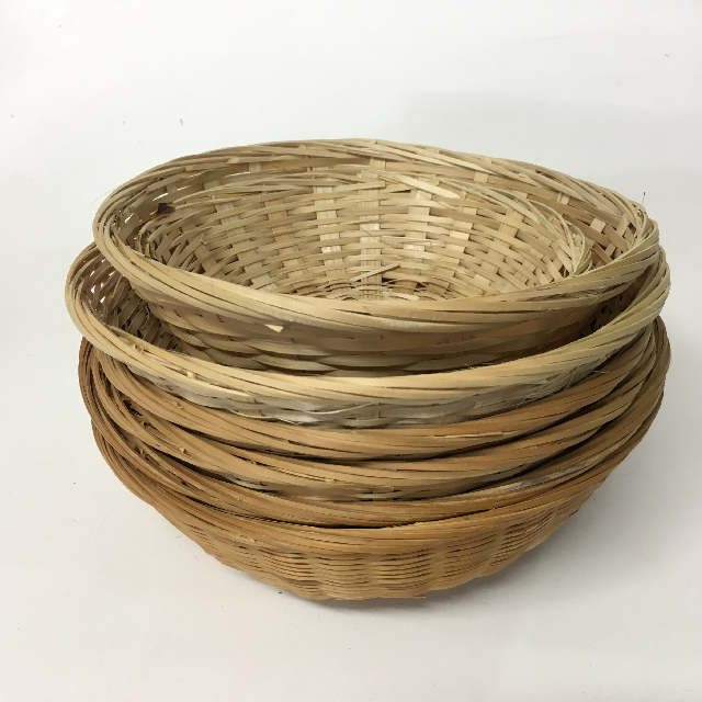 BASKET, Wicker Chip Bowl